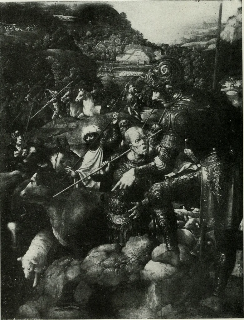 An illustration from The University Prints. Student series D. Art of the Netherlands and Germany; five hundred reproductions illustrating the Flemish, Dutch, and German schools of painting, from the early fifteenth to the eighteenth century; German sculpture from the eleventh to the seventeenth century, 1907, leaf 103