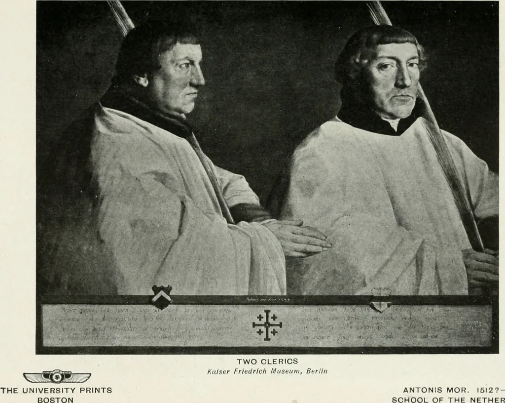An illustration from The University Prints. Student series D. Art of the Netherlands and Germany; five hundred reproductions illustrating the Flemish, Dutch, and German schools of painting, from the early fifteenth to the eighteenth century; German sculpture from the eleventh to the seventeenth century, 1907, leaf 104