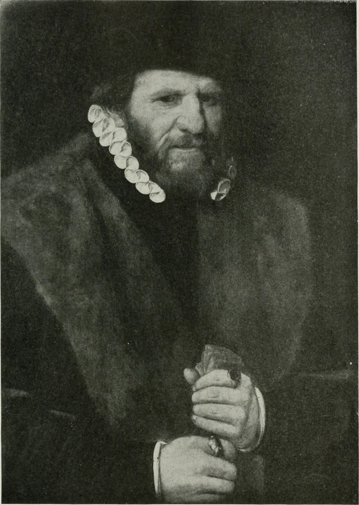 An illustration from The University Prints. Student series D. Art of the Netherlands and Germany; five hundred reproductions illustrating the Flemish, Dutch, and German schools of painting, from the early fifteenth to the eighteenth century; German sculpture from the eleventh to the seventeenth century, 1907, leaf 106