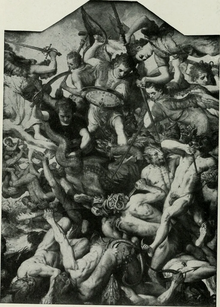 An illustration from The University Prints. Student series D. Art of the Netherlands and Germany; five hundred reproductions illustrating the Flemish, Dutch, and German schools of painting, from the early fifteenth to the eighteenth century; German sculpture from the eleventh to the seventeenth century, 1907, leaf 107