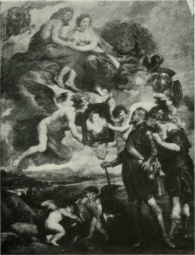 An illustration from The University Prints. Student series D. Art of the Netherlands and Germany; five hundred reproductions illustrating the Flemish, Dutch, and German schools of painting, from the early fifteenth to the eighteenth century; German sculpture from the eleventh to the seventeenth century, 1907, leaf 136