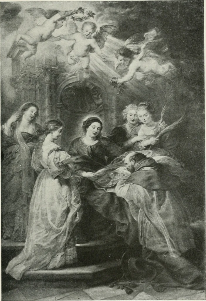 An illustration from The University Prints. Student series D. Art of the Netherlands and Germany; five hundred reproductions illustrating the Flemish, Dutch, and German schools of painting, from the early fifteenth to the eighteenth century; German sculpture from the eleventh to the seventeenth century, 1907, leaf 142