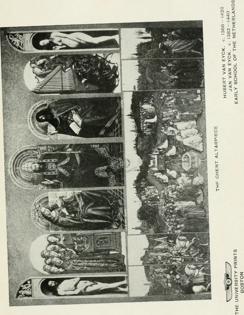 An illustration from The University Prints. Student series D. Art of the Netherlands and Germany; five hundred reproductions illustrating the Flemish, Dutch, and German schools of painting, from the early fifteenth to the eighteenth century; German sculpture from the eleventh to the seventeenth century, 1907, leaf 16