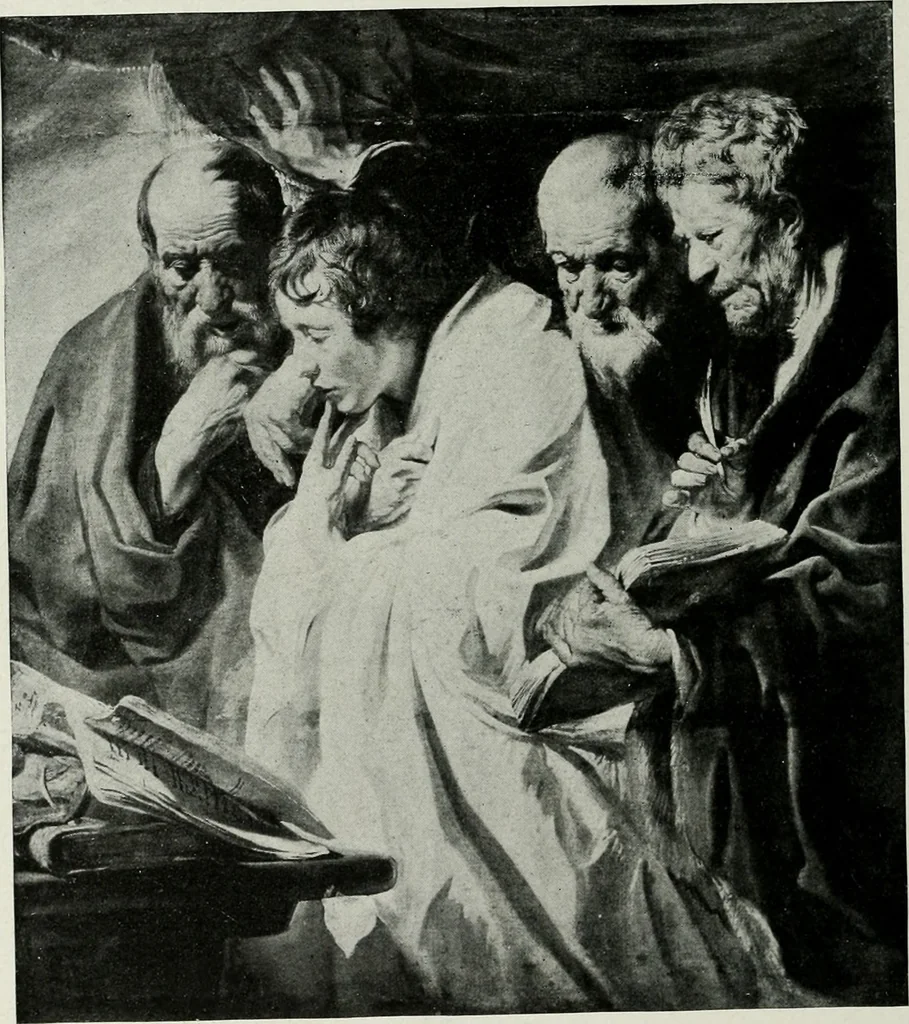 An illustration from The University Prints. Student series D. Art of the Netherlands and Germany; five hundred reproductions illustrating the Flemish, Dutch, and German schools of painting, from the early fifteenth to the eighteenth century; German sculpture from the eleventh to the seventeenth century, 1907, leaf 165