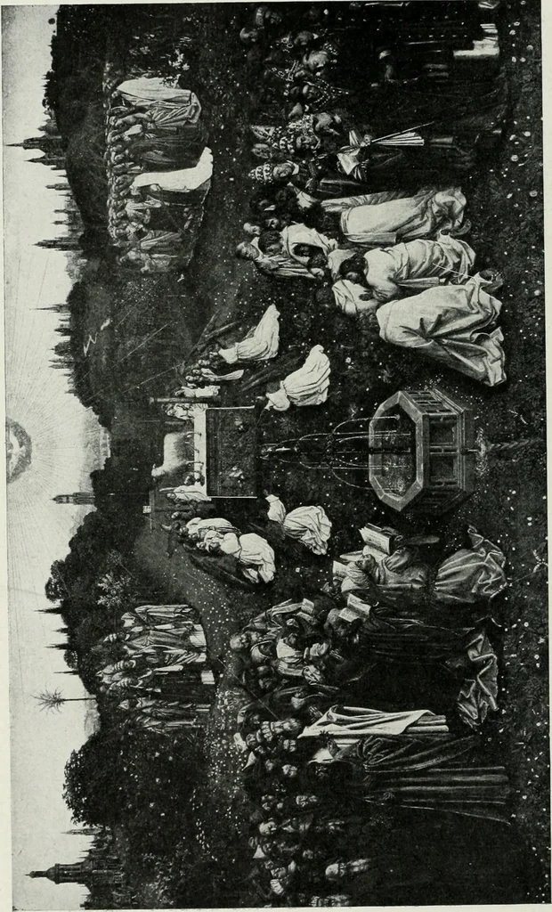 An illustration from The University Prints. Student series D. Art of the Netherlands and Germany; five hundred reproductions illustrating the Flemish, Dutch, and German schools of painting, from the early fifteenth to the eighteenth century; German sculpture from the eleventh to the seventeenth century, 1907, leaf 21