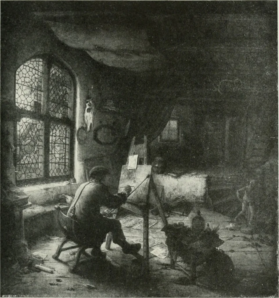 An illustration from The University Prints. Student series D. Art of the Netherlands and Germany; five hundred reproductions illustrating the Flemish, Dutch, and German schools of painting, from the early fifteenth to the eighteenth century; German sculpture from the eleventh to the seventeenth century, 1907, leaf 286
