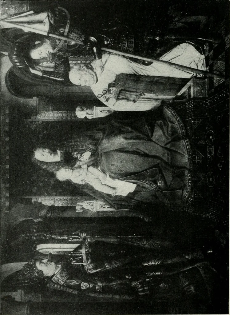 An illustration from The University Prints. Student series D. Art of the Netherlands and Germany; five hundred reproductions illustrating the Flemish, Dutch, and German schools of painting, from the early fifteenth to the eighteenth century; German sculpture from the eleventh to the seventeenth century, 1907, leaf 31