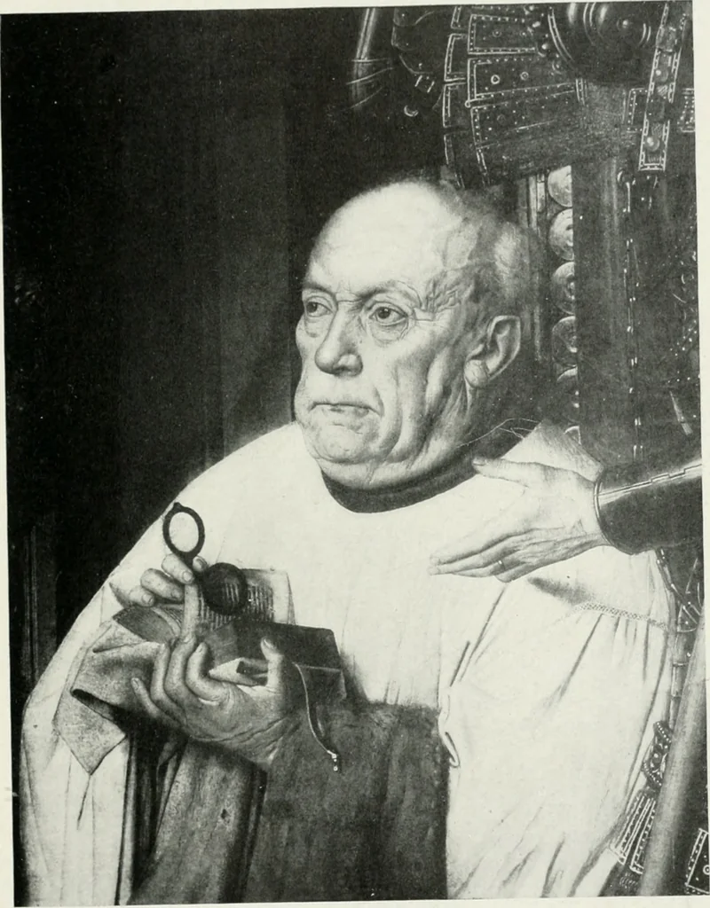 An illustration from The University Prints. Student series D. Art of the Netherlands and Germany; five hundred reproductions illustrating the Flemish, Dutch, and German schools of painting, from the early fifteenth to the eighteenth century; German sculpture from the eleventh to the seventeenth century, 1907, leaf 32