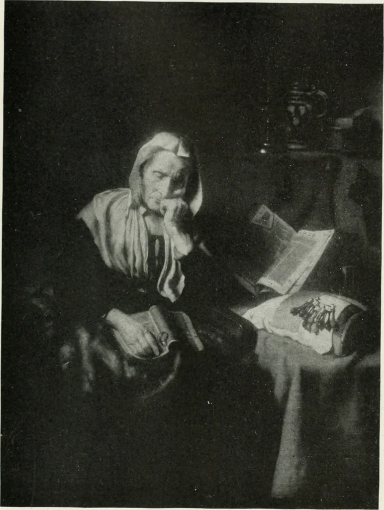 An illustration from The University Prints. Student series D. Art of the Netherlands and Germany; five hundred reproductions illustrating the Flemish, Dutch, and German schools of painting, from the early fifteenth to the eighteenth century; German sculpture from the eleventh to the seventeenth century, 1907, leaf 356