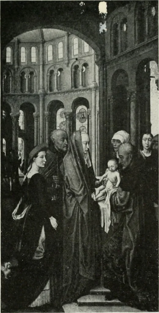 An illustration from The University Prints. Student series D. Art of the Netherlands and Germany; five hundred reproductions illustrating the Flemish, Dutch, and German schools of painting, from the early fifteenth to the eighteenth century; German sculpture from the eleventh to the seventeenth century, 1907, leaf 36