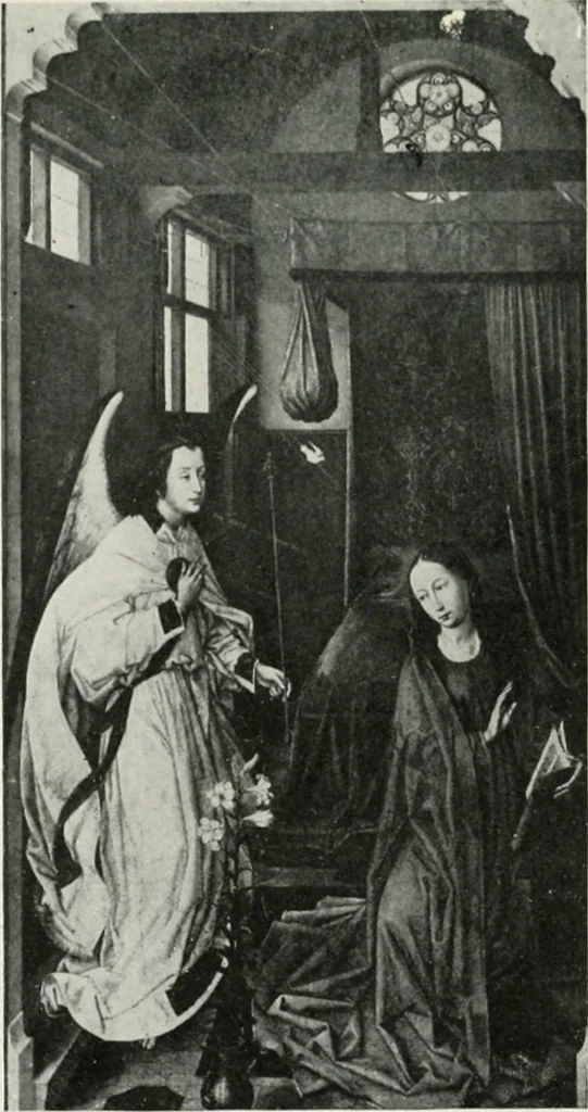 An illustration from The University Prints. Student series D. Art of the Netherlands and Germany; five hundred reproductions illustrating the Flemish, Dutch, and German schools of painting, from the early fifteenth to the eighteenth century; German sculpture from the eleventh to the seventeenth century, 1907, leaf 36