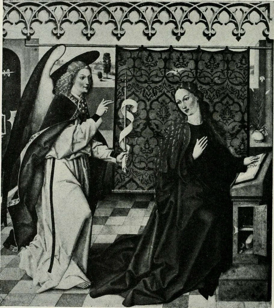 An illustration from The University Prints. Student series D. Art of the Netherlands and Germany; five hundred reproductions illustrating the Flemish, Dutch, and German schools of painting, from the early fifteenth to the eighteenth century; German sculpture from the eleventh to the seventeenth century, 1907, leaf 385