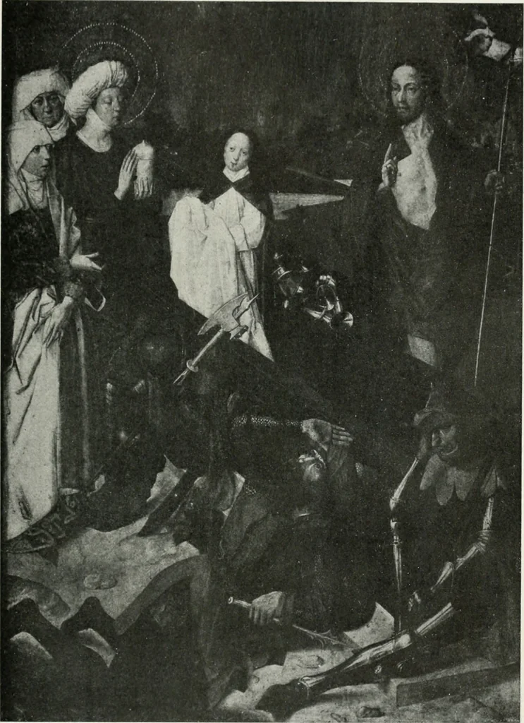 An illustration from The University Prints. Student series D. Art of the Netherlands and Germany; five hundred reproductions illustrating the Flemish, Dutch, and German schools of painting, from the early fifteenth to the eighteenth century; German sculpture from the eleventh to the seventeenth century, 1907, leaf 388