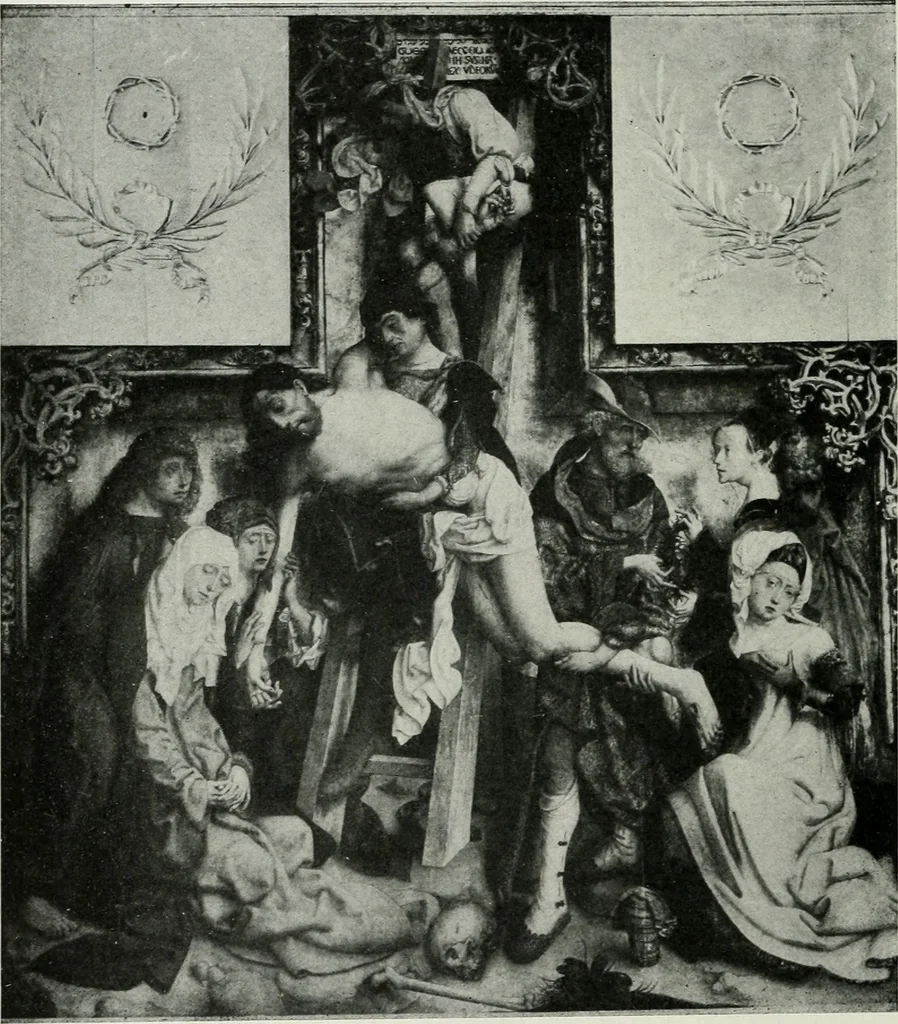 An illustration from The University Prints. Student series D. Art of the Netherlands and Germany; five hundred reproductions illustrating the Flemish, Dutch, and German schools of painting, from the early fifteenth to the eighteenth century; German sculpture from the eleventh to the seventeenth century, 1907, leaf 389