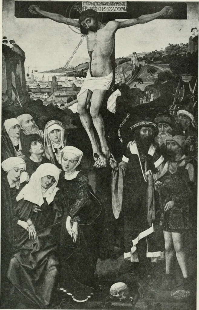 An illustration from The University Prints. Student series D. Art of the Netherlands and Germany; five hundred reproductions illustrating the Flemish, Dutch, and German schools of painting, from the early fifteenth to the eighteenth century; German sculpture from the eleventh to the seventeenth century, 1907, leaf 390