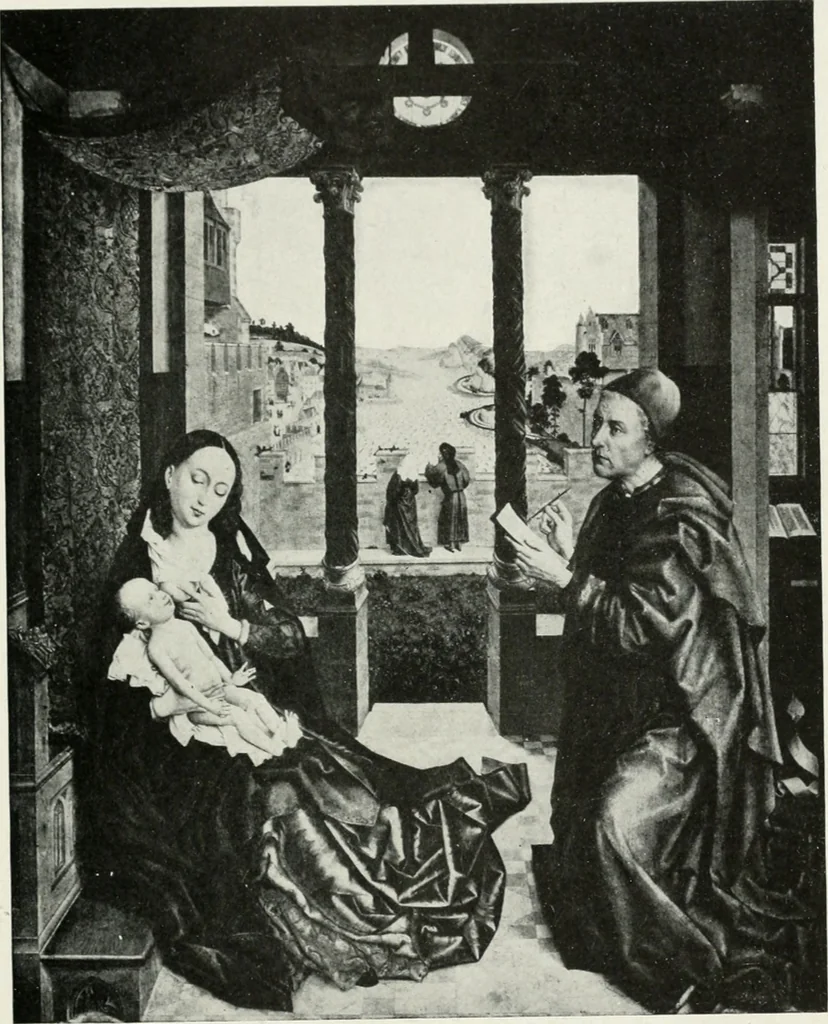 An illustration from The University Prints. Student series D. Art of the Netherlands and Germany; five hundred reproductions illustrating the Flemish, Dutch, and German schools of painting, from the early fifteenth to the eighteenth century; German sculpture from the eleventh to the seventeenth century, 1907, leaf 40
