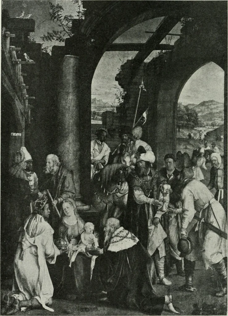 An illustration from The University Prints. Student series D. Art of the Netherlands and Germany; five hundred reproductions illustrating the Flemish, Dutch, and German schools of painting, from the early fifteenth to the eighteenth century; German sculpture from the eleventh to the seventeenth century, 1907, leaf 401