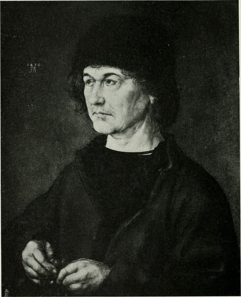 An illustration from The University Prints. Student series D. Art of the Netherlands and Germany; five hundred reproductions illustrating the Flemish, Dutch, and German schools of painting, from the early fifteenth to the eighteenth century; German sculpture from the eleventh to the seventeenth century, 1907, leaf 405