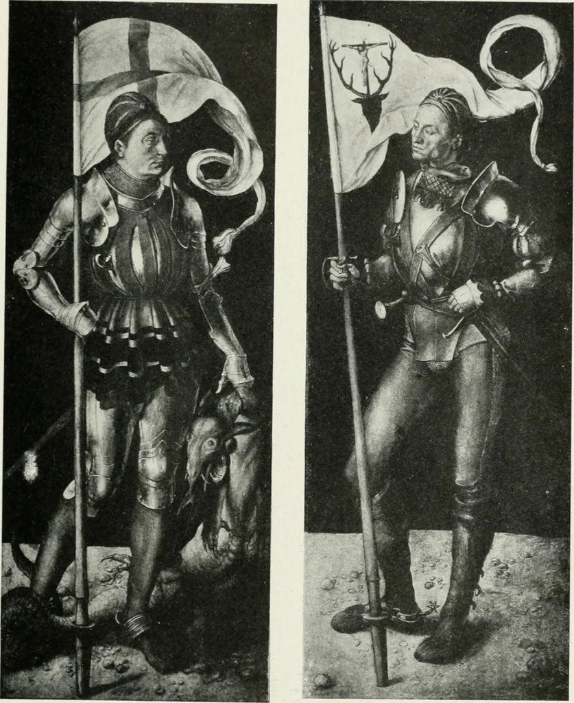 An illustration from The University Prints. Student series D. Art of the Netherlands and Germany; five hundred reproductions illustrating the Flemish, Dutch, and German schools of painting, from the early fifteenth to the eighteenth century; German sculpture from the eleventh to the seventeenth century, 1907, leaf 408
