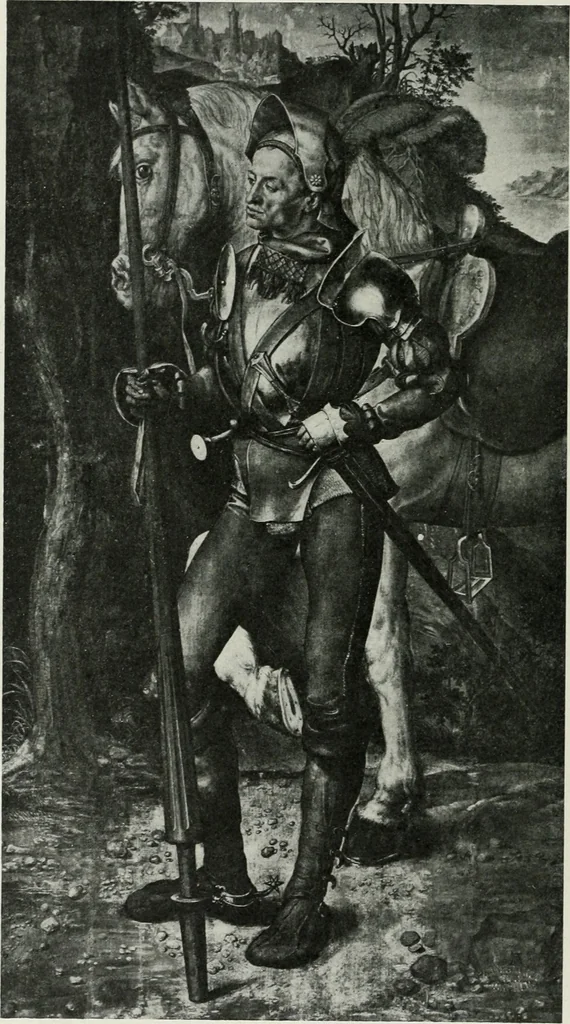 An illustration from The University Prints. Student series D. Art of the Netherlands and Germany; five hundred reproductions illustrating the Flemish, Dutch, and German schools of painting, from the early fifteenth to the eighteenth century; German sculpture from the eleventh to the seventeenth century, 1907, leaf 409
