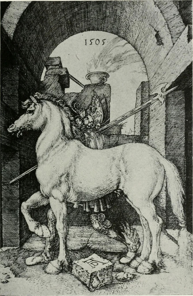 An illustration from The University Prints. Student series D. Art of the Netherlands and Germany; five hundred reproductions illustrating the Flemish, Dutch, and German schools of painting, from the early fifteenth to the eighteenth century; German sculpture from the eleventh to the seventeenth century, 1907, leaf 412