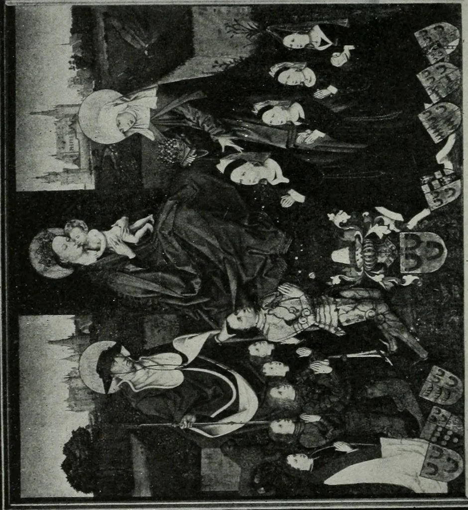 An illustration from The University Prints. Student series D. Art of the Netherlands and Germany; five hundred reproductions illustrating the Flemish, Dutch, and German schools of painting, from the early fifteenth to the eighteenth century; German sculpture from the eleventh to the seventeenth century, 1907, leaf 43