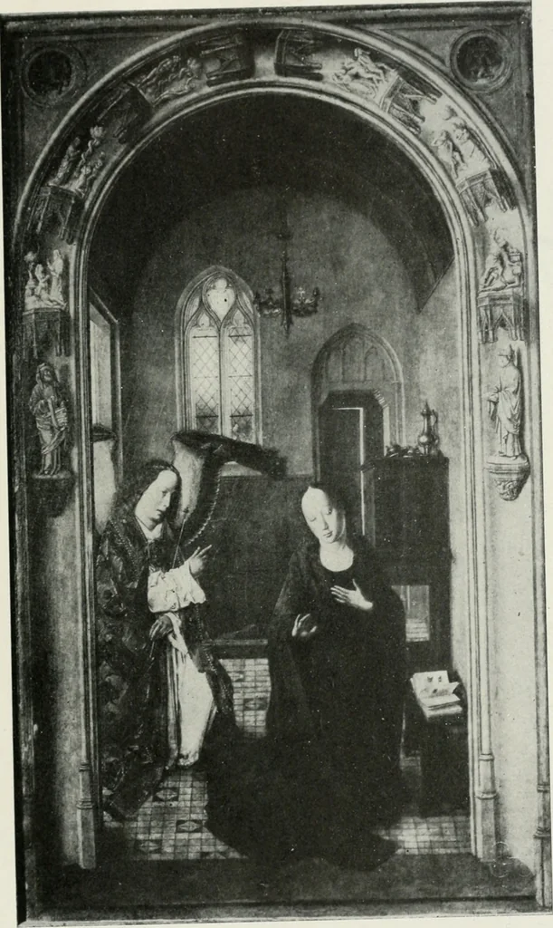 An illustration from The University Prints. Student series D. Art of the Netherlands and Germany; five hundred reproductions illustrating the Flemish, Dutch, and German schools of painting, from the early fifteenth to the eighteenth century; German sculpture from the eleventh to the seventeenth century, 1907, leaf 44