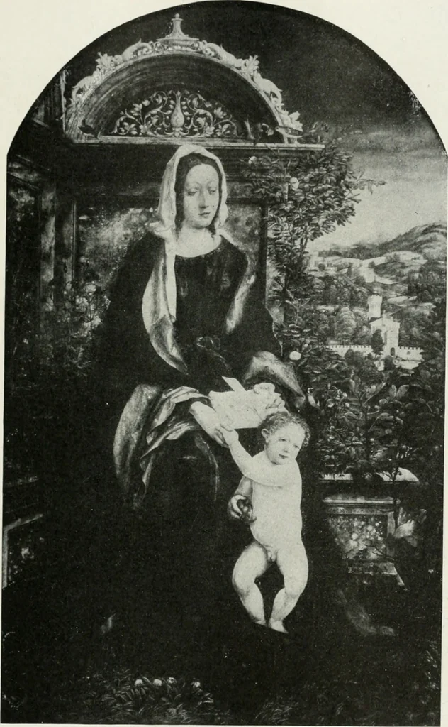 An illustration from The University Prints. Student series D. Art of the Netherlands and Germany; five hundred reproductions illustrating the Flemish, Dutch, and German schools of painting, from the early fifteenth to the eighteenth century; German sculpture from the eleventh to the seventeenth century, 1907, leaf 440