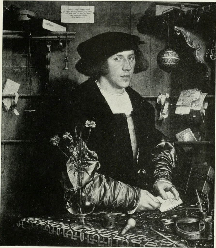 An illustration from The University Prints. Student series D. Art of the Netherlands and Germany; five hundred reproductions illustrating the Flemish, Dutch, and German schools of painting, from the early fifteenth to the eighteenth century; German sculpture from the eleventh to the seventeenth century, 1907, leaf 450