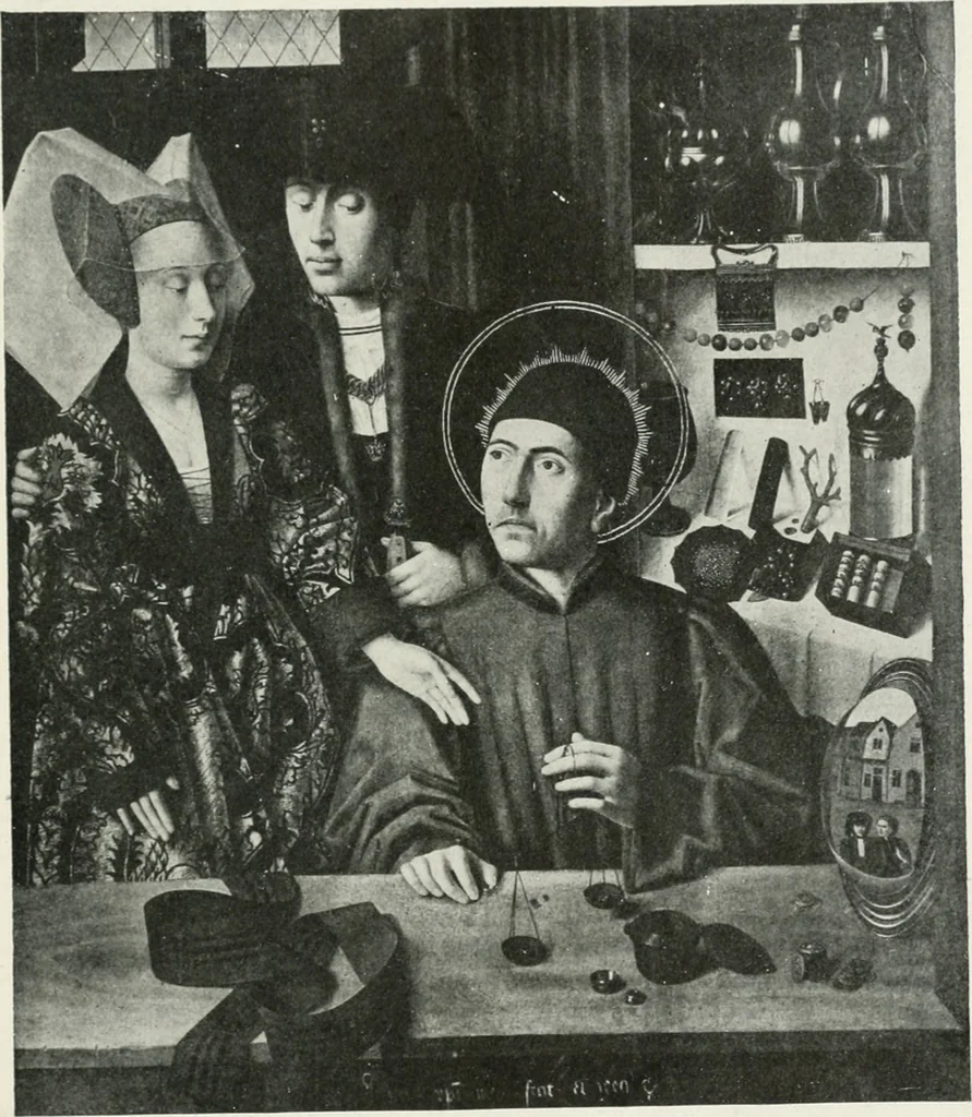 An illustration from The University Prints. Student series D. Art of the Netherlands and Germany; five hundred reproductions illustrating the Flemish, Dutch, and German schools of painting, from the early fifteenth to the eighteenth century; German sculpture from the eleventh to the seventeenth century, 1907, leaf 46