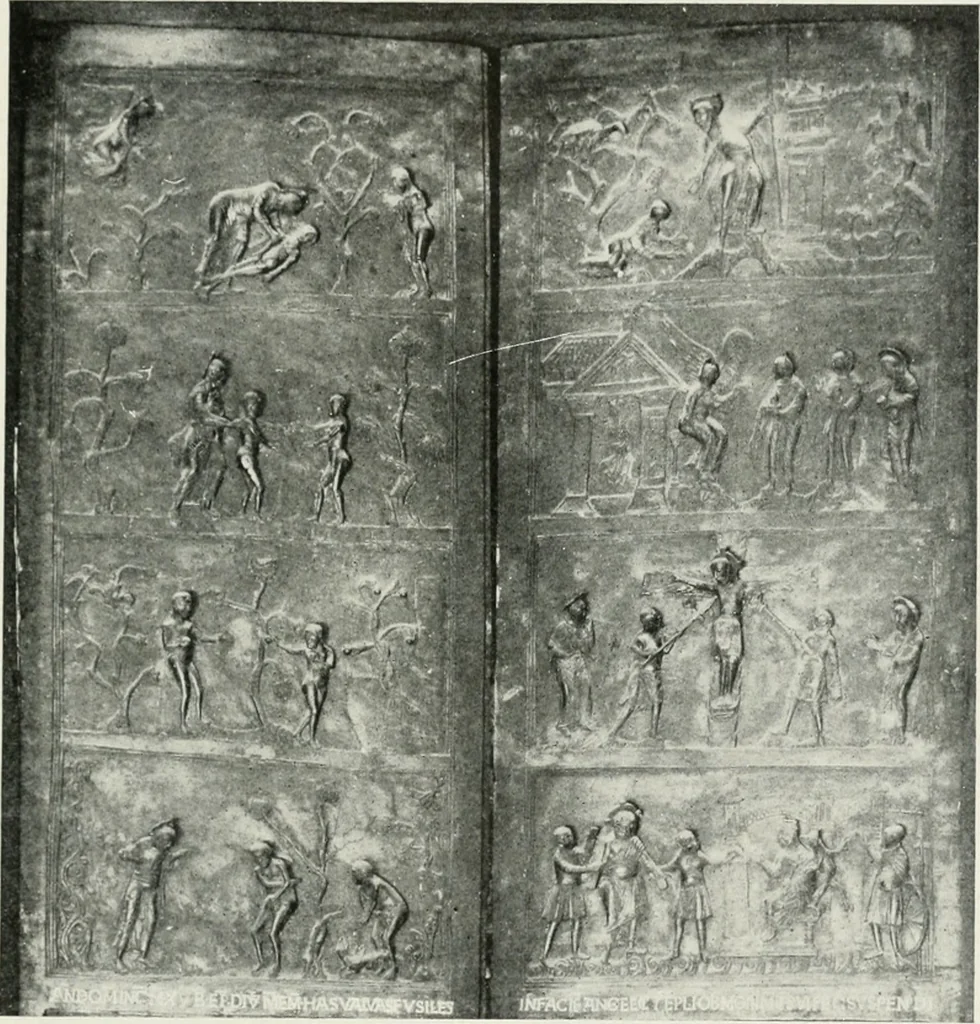 An illustration from The University Prints. Student series D. Art of the Netherlands and Germany; five hundred reproductions illustrating the Flemish, Dutch, and German schools of painting, from the early fifteenth to the eighteenth century; German sculpture from the eleventh to the seventeenth century, 1907, leaf 466