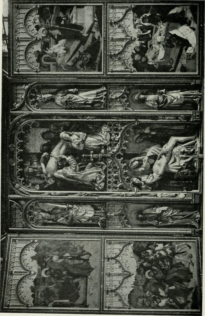 An illustration from The University Prints. Student series D. Art of the Netherlands and Germany; five hundred reproductions illustrating the Flemish, Dutch, and German schools of painting, from the early fifteenth to the eighteenth century; German sculpture from the eleventh to the seventeenth century, 1907, leaf 487