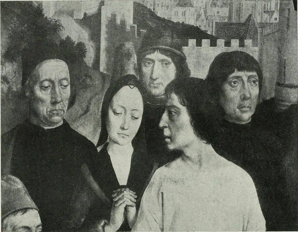 An illustration from The University Prints. Student series D. Art of the Netherlands and Germany; five hundred reproductions illustrating the Flemish, Dutch, and German schools of painting, from the early fifteenth to the eighteenth century; German sculpture from the eleventh to the seventeenth century, 1907, leaf 49