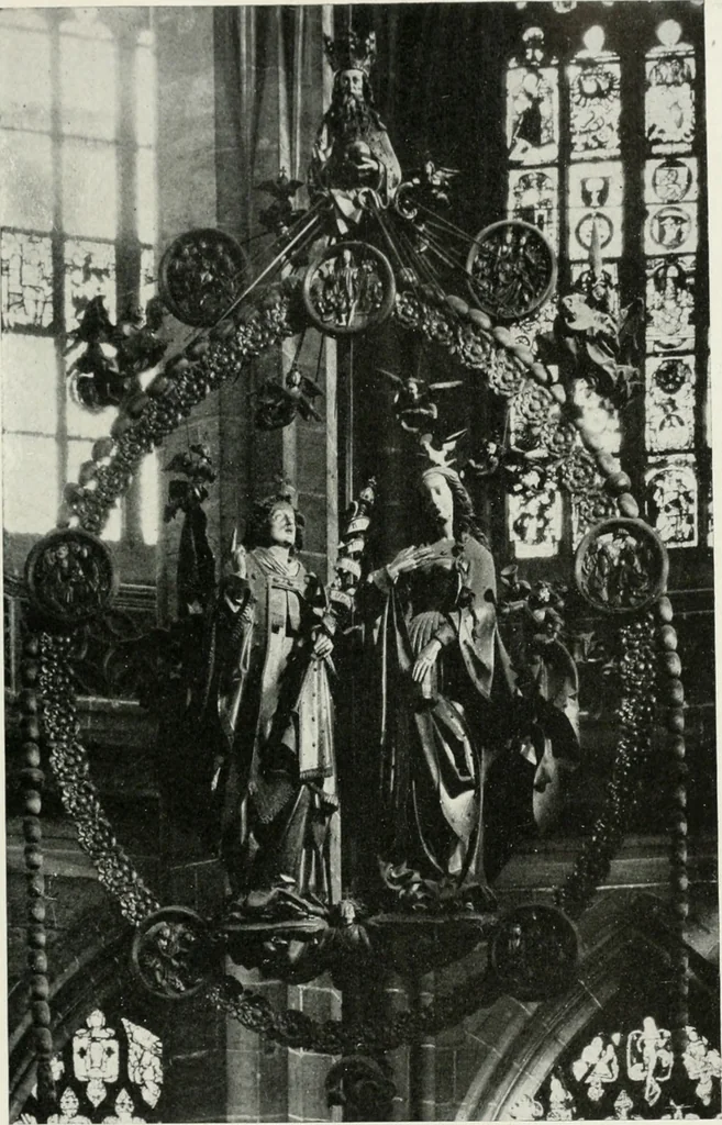 An illustration from The University Prints. Student series D. Art of the Netherlands and Germany; five hundred reproductions illustrating the Flemish, Dutch, and German schools of painting, from the early fifteenth to the eighteenth century; German sculpture from the eleventh to the seventeenth century, 1907, leaf 490