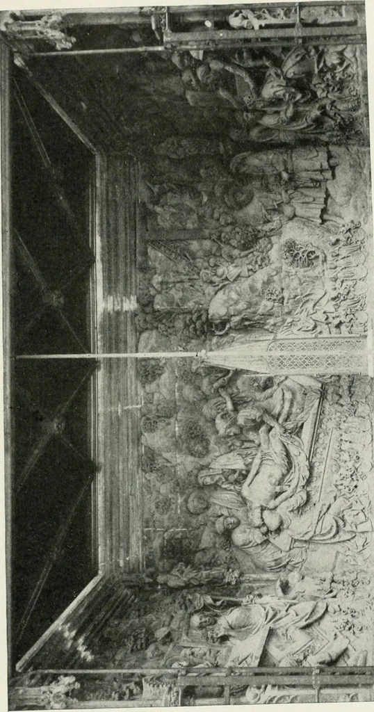 An illustration from The University Prints. Student series D. Art of the Netherlands and Germany; five hundred reproductions illustrating the Flemish, Dutch, and German schools of painting, from the early fifteenth to the eighteenth century; German sculpture from the eleventh to the seventeenth century, 1907, leaf 494