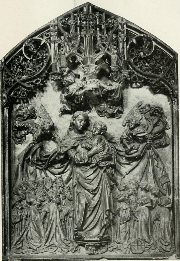 An illustration from The University Prints. Student series D. Art of the Netherlands and Germany; five hundred reproductions illustrating the Flemish, Dutch, and German schools of painting, from the early fifteenth to the eighteenth century; German sculpture from the eleventh to the seventeenth century, 1907, leaf 496