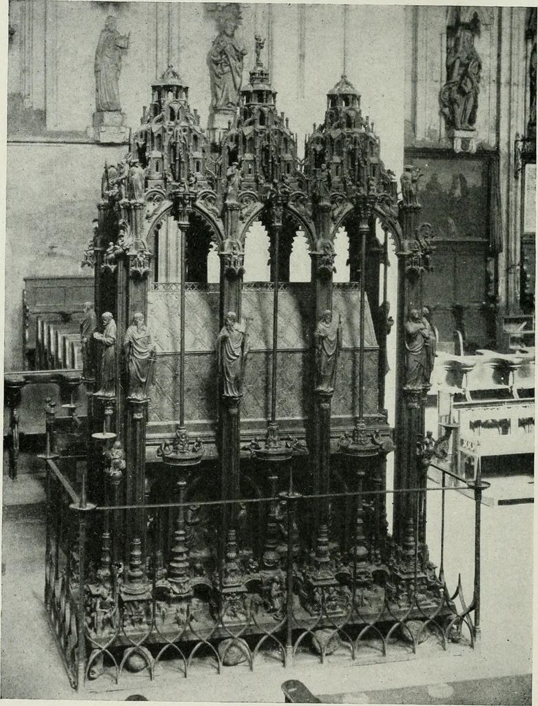 An illustration from The University Prints. Student series D. Art of the Netherlands and Germany; five hundred reproductions illustrating the Flemish, Dutch, and German schools of painting, from the early fifteenth to the eighteenth century; German sculpture from the eleventh to the seventeenth century, 1907, leaf 501