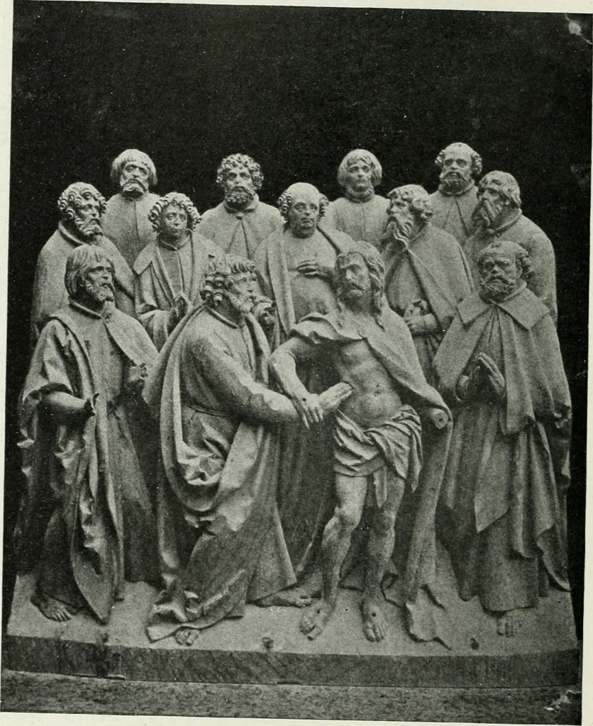 An illustration from The University Prints. Student series D. Art of the Netherlands and Germany; five hundred reproductions illustrating the Flemish, Dutch, and German schools of painting, from the early fifteenth to the eighteenth century; German sculpture from the eleventh to the seventeenth century, 1907, leaf 513