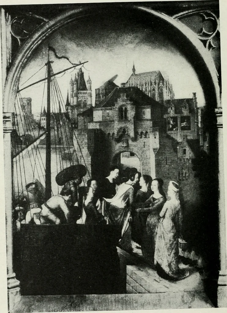 An illustration from The University Prints. Student series D. Art of the Netherlands and Germany; five hundred reproductions illustrating the Flemish, Dutch, and German schools of painting, from the early fifteenth to the eighteenth century; German sculpture from the eleventh to the seventeenth century, 1907, leaf 55