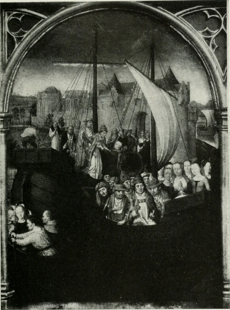 An illustration from The University Prints. Student series D. Art of the Netherlands and Germany; five hundred reproductions illustrating the Flemish, Dutch, and German schools of painting, from the early fifteenth to the eighteenth century; German sculpture from the eleventh to the seventeenth century, 1907, leaf 56