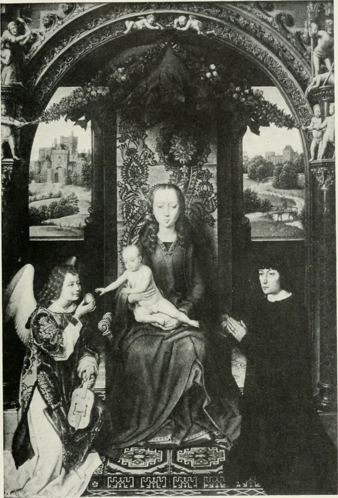 An illustration from The University Prints. Student series D. Art of the Netherlands and Germany; five hundred reproductions illustrating the Flemish, Dutch, and German schools of painting, from the early fifteenth to the eighteenth century; German sculpture from the eleventh to the seventeenth century, 1907, leaf 60