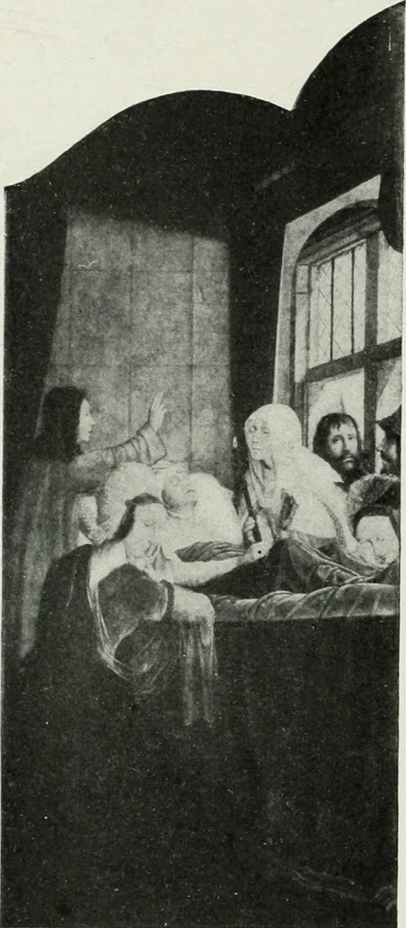 An illustration from The University Prints. Student series D. Art of the Netherlands and Germany; five hundred reproductions illustrating the Flemish, Dutch, and German schools of painting, from the early fifteenth to the eighteenth century; German sculpture from the eleventh to the seventeenth century, 1907, leaf 73