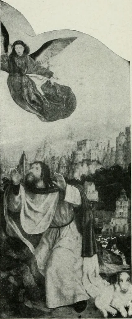 An illustration from The University Prints. Student series D. Art of the Netherlands and Germany; five hundred reproductions illustrating the Flemish, Dutch, and German schools of painting, from the early fifteenth to the eighteenth century; German sculpture from the eleventh to the seventeenth century, 1907, leaf 73