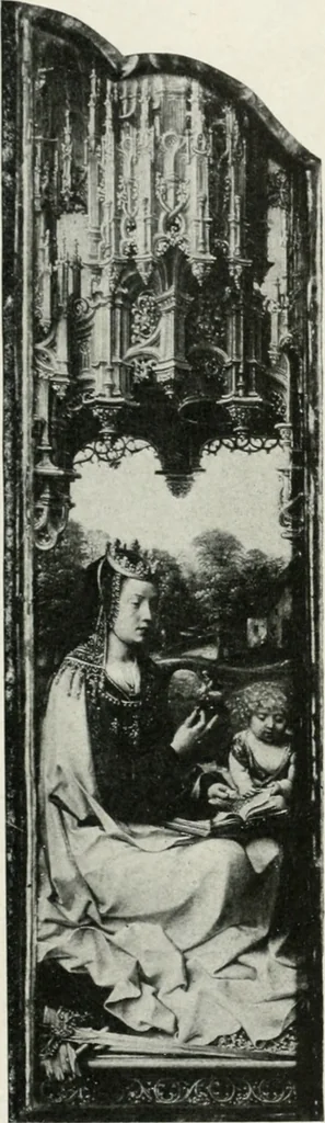 An illustration from The University Prints. Student series D. Art of the Netherlands and Germany; five hundred reproductions illustrating the Flemish, Dutch, and German schools of painting, from the early fifteenth to the eighteenth century; German sculpture from the eleventh to the seventeenth century, 1907, leaf 86