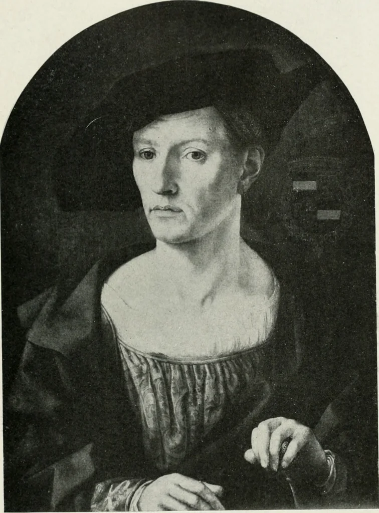 An illustration from The University Prints. Student series D. Art of the Netherlands and Germany; five hundred reproductions illustrating the Flemish, Dutch, and German schools of painting, from the early fifteenth to the eighteenth century; German sculpture from the eleventh to the seventeenth century, 1907, leaf 88