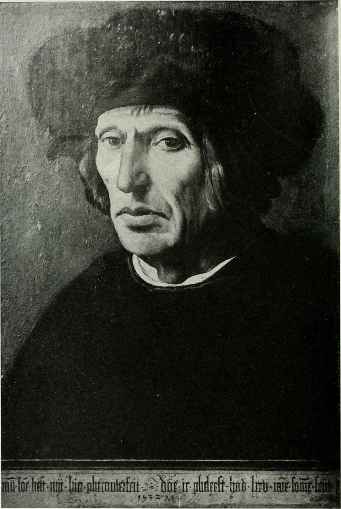 An illustration from The University Prints. Student series D. Art of the Netherlands and Germany; five hundred reproductions illustrating the Flemish, Dutch, and German schools of painting, from the early fifteenth to the eighteenth century; German sculpture from the eleventh to the seventeenth century, 1907, leaf 93