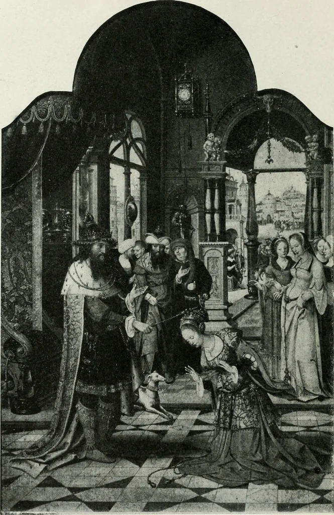 An illustration from The University Prints. Student series D. Art of the Netherlands and Germany; five hundred reproductions illustrating the Flemish, Dutch, and German schools of painting, from the early fifteenth to the eighteenth century; German sculpture from the eleventh to the seventeenth century, 1907, leaf 99