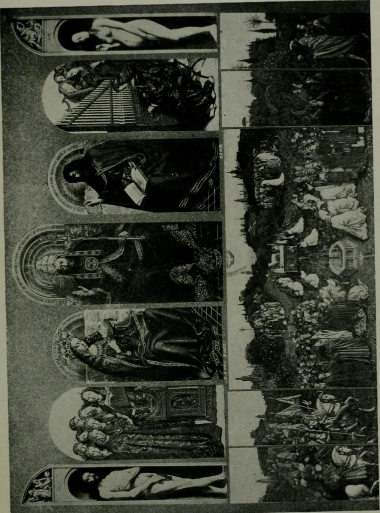 An illustration from The University Prints. Student series D. Art of the Netherlands and Germany; five hundred reproductions illustrating the Flemish, Dutch, and German schools of painting, from the early fifteenth to the eighteenth century; German sculpture from the eleventh to the seventeenth century, 1907, leaf 12