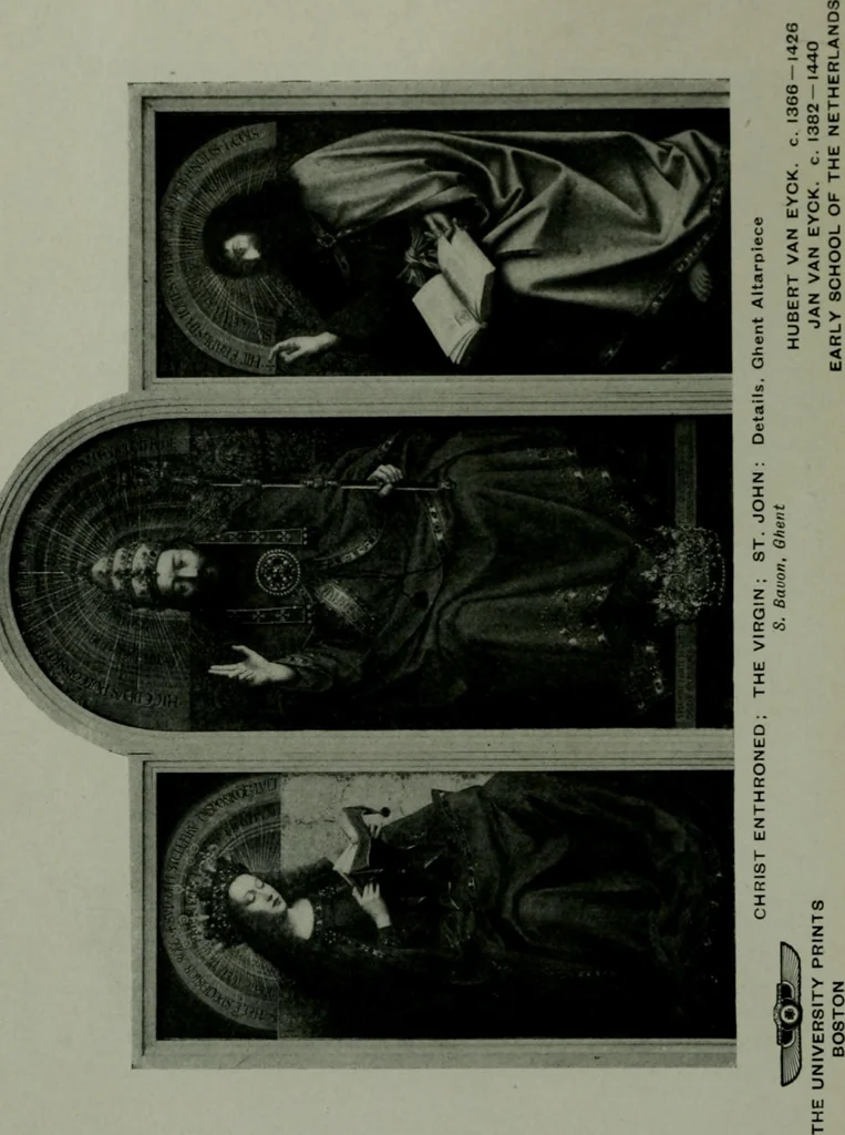 An illustration from The University Prints. Student series D. Art of the Netherlands and Germany; five hundred reproductions illustrating the Flemish, Dutch, and German schools of painting, from the early fifteenth to the eighteenth century; German sculpture from the eleventh to the seventeenth century, 1907, leaf 13