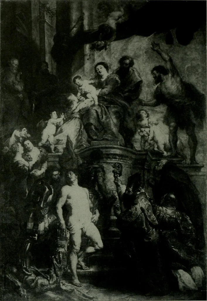 An illustration from The University Prints. Student series D. Art of the Netherlands and Germany; five hundred reproductions illustrating the Flemish, Dutch, and German schools of painting, from the early fifteenth to the eighteenth century; German sculpture from the eleventh to the seventeenth century, 1907, leaf 137